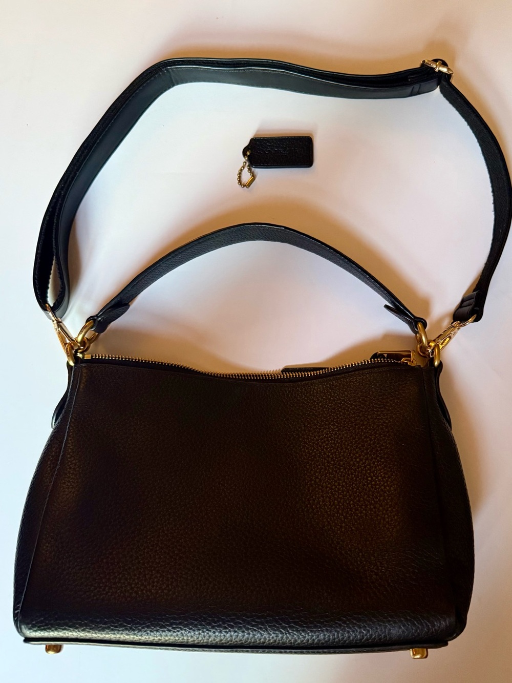 Authentic Coach Shay Crossbody Bag in Black Pebble Leather Style No. L2039-601 - Picture 12 of 12